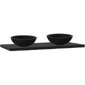 Sanilux Wastafel trend dynasty 120 inclusief 2 waskommen natuursteen 120x47x3 cm