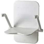 Etac Douchezitting Relax met Armsteunen en Rugleuning 40x45 cm Kunststof Wit
