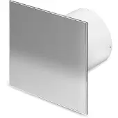 Boss & Wessing Badkamer ventilator pro design nalooptimer 100mm 75 m3 vlak rvs