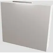Boss & Wessing Spiegelkast BWS Valencia 80x70x16 cm met Deur Carrara Mat