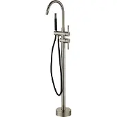 Boss & Wessing Vrijstaande badkraan bws exclusive pro met mat zwarte handdoucheset rvs