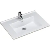 Sanicare Wastafel Q10 Keramiek 65x45 cm Wit (excl. meubel)