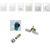Tece Urinoir inbouw set loop tbv urinoir met achteringang
