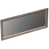 Forzalaqua Spiegel Reno 120x2x50 Cm Eiken Havanna