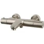 Boss & Wessing Bws badkraan thermostaat round 15 cm hoh rvs look
