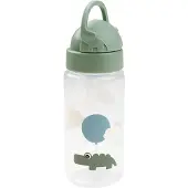 Done by Deer Happy Clouds fles met rietje Green