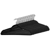 Basic Stevige suede kledinghangers 50 stuks - Nooit meer afglijdende kleding