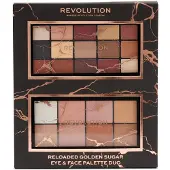Revolution Reloaded Golden Sugar Eye & Face Palette Set - Gift Set - Cadeau
