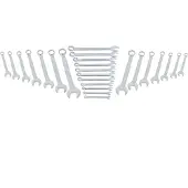 BRÜDER MANNESMANN M 130-25 Ring-steeksleutelset 25-delig Sleutelbreedte (metrisch) 7 - 32 mm