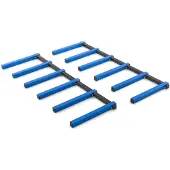 HBM 6 Laags Planken Opbergbeugels, opbergrek