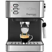Solac CE4481 Espressoapparaat - 20 Bar - 850W - Capsules of Gemalen Koffie - 2 Kopjes - Reservoir 1,6L
