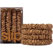 Slip Accessoires Hair Care Basic Skinny Hair Scrunchies Copper
