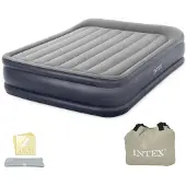 Intex Queen Deluxe Pillow Rest Luchtbed met ingebouwde pomp - 203x152x42 cm
