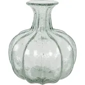 Clayre & Eef Vaas Ø 18x21 Cm Groen Glas
