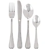 Excellent houseware Bestekset 16x RVS zilver voor 4 personen - Besteksets