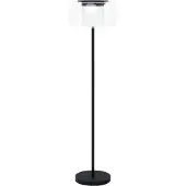 Eglo connect Briaglia-C LED vloerlamp Briaglia-C, dimbaar, helder / transparant, Woon-/ Eetkamer, Glas, Modern
