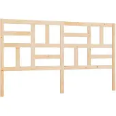 vidaXL Hoofdbord 206x4x104 cm massief grenenhout