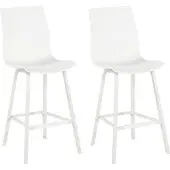 Hartman tuinmeubelen Sophie Wave Barkruk - Set Van 2 - Royal White