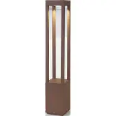 Faro Agra - Tuinpaal - 10,8 X 10,8 X 65 Cm - 9W LED Incl. - IP55 - Roestbruin