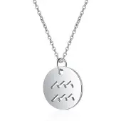 LGT JWLS Sterrenbeeld Waterman Dames Ketting Zilverkleurig Ronde Hanger