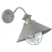 Faro Wandlamp buiten NAUTICA, bruin / roest, metaal, Wandlamp buiten