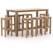 Rough furniture + 10% kassakorting | ROUGH-X 180cm barset 9-delig
