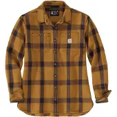 Carhartt 105576 Overhemden Heavyweight Twill L/s Plaid | Maat: M