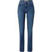 Levi's Jeans '724 High Rise Straight' donkerblauw