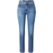 Levi's Jeans '724 High Rise Straight' blauw denim