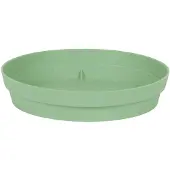 Eda Bloempot kunststof onderschaal Toscane groen D28 cm - Plantenpotten