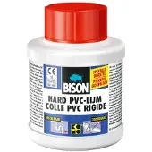 Bison Hard PVC-Lijm Flacon 100 ml, corrigeerbare, vloeibare THF-vrije hard PVC-lijm, geschikt voor allerlei klussen met PVC buizen tot een diameter van 16 cm