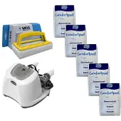 Intex - Zoutwatersysteem 26670GS & Zwembadzout 100 kg & WAYS Scrubborstel