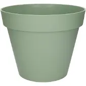 Eda Bloempot Toscane kunststof groen D20 x H17 cm - Plantenpotten