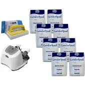 Intex - Zoutwatersysteem 26670GS & Zwembadzout 160 kg & WAYS Scrubborstel