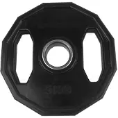 Tunturi Olympische Halterschijf - Halter gewichten - 1x 5 kg - 50mm - Rubber - Incl. gratis fitness app