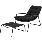 Bloomingville Boel stoel met voetenbank - 82059701