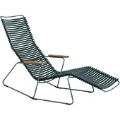 Houe CLICK Zonneschommel Ligstoel Bamboe Armleuningen Stalen Frame