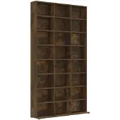 vidaXL Cd-kast 102x23x177,5 cm bewerkt hout gerookt eikenkleurig