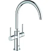 GROHE Ambi Cosmopolitan keukenkraan met hoge uitloop chroom
