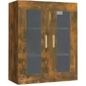 vidaXL Hangkast 69,5x34x90 cm gerookt eikenkleurig