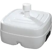 Huismerk Premium Parasolvoet Kunststof Wit - 50 L