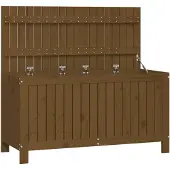 vidaXL Tuinbox 115x49x60 cm massief grenenhout honingbruin