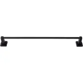 Sanicare handdoekhouder magnetisch 60cm vierkant zwart