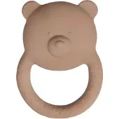 Jollein Bijtring Rubber Teddy Bear - Biscuit