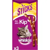 Whiskas Sticks 18 g - Kattensnack - 12 x Kip