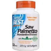 Doctors Best - Zaagpalm Gestandaardiseerd Extract met Prosterol, 320 mg - 60 zachte capsules