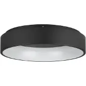 Eglo 390051 Marghera 2 Plafondarmatuur Staal Zwart/Kunststof Wit - 35,2W/4200LM/3000K