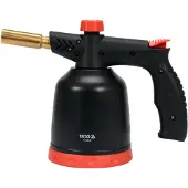 YATO Soldeerbrander/ gasbrander - 360º draaibaar - Piezo ontsteking