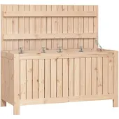 vidaXL Tuinbox 115x49x60 cm massief grenenhout