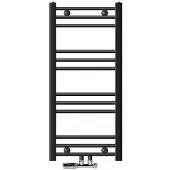 LuxeBath Badkamerradiator Sahara 400 x 800 mm antraciet recht + middenaansluiting